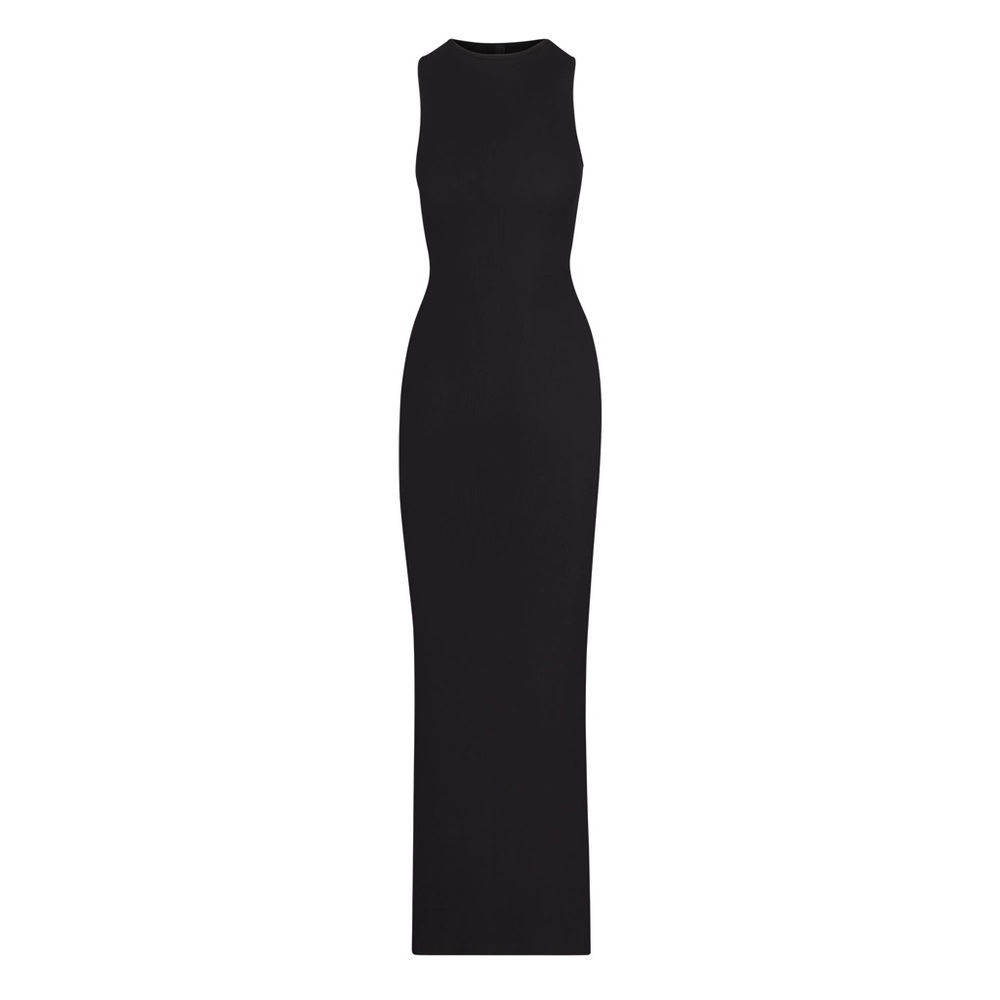 SKIMS Soft Lounge Sleeveless Dress | Onyx Size Small Never Worn No Tags